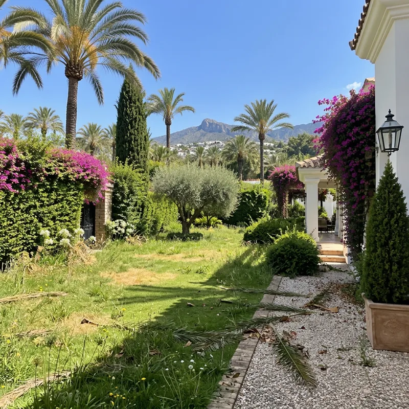 Garden care · Estepona — Before