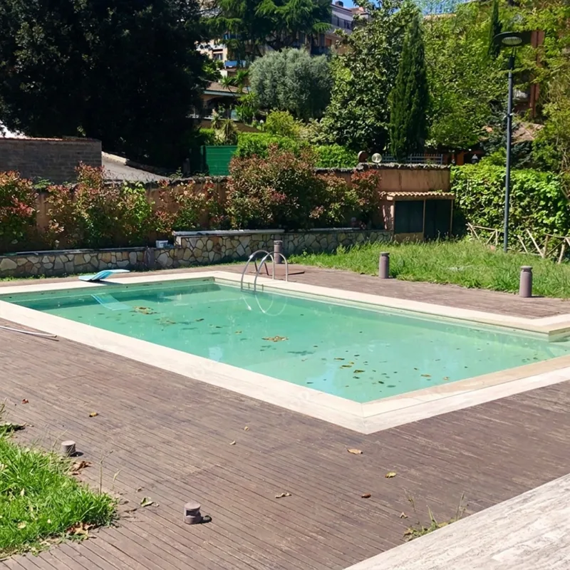 Pool water clarity · Marbella — Before