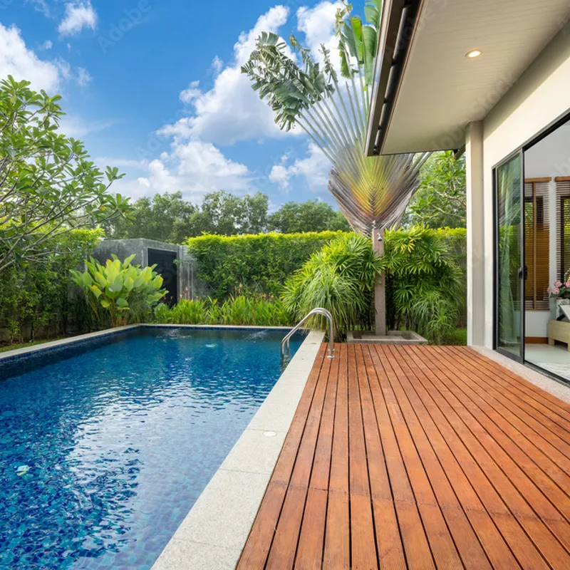Villa pool and deck · Estepona — After