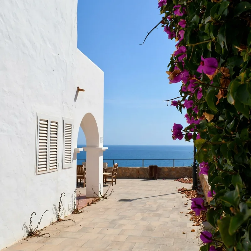 Terrace refresh · Benahavís — Before