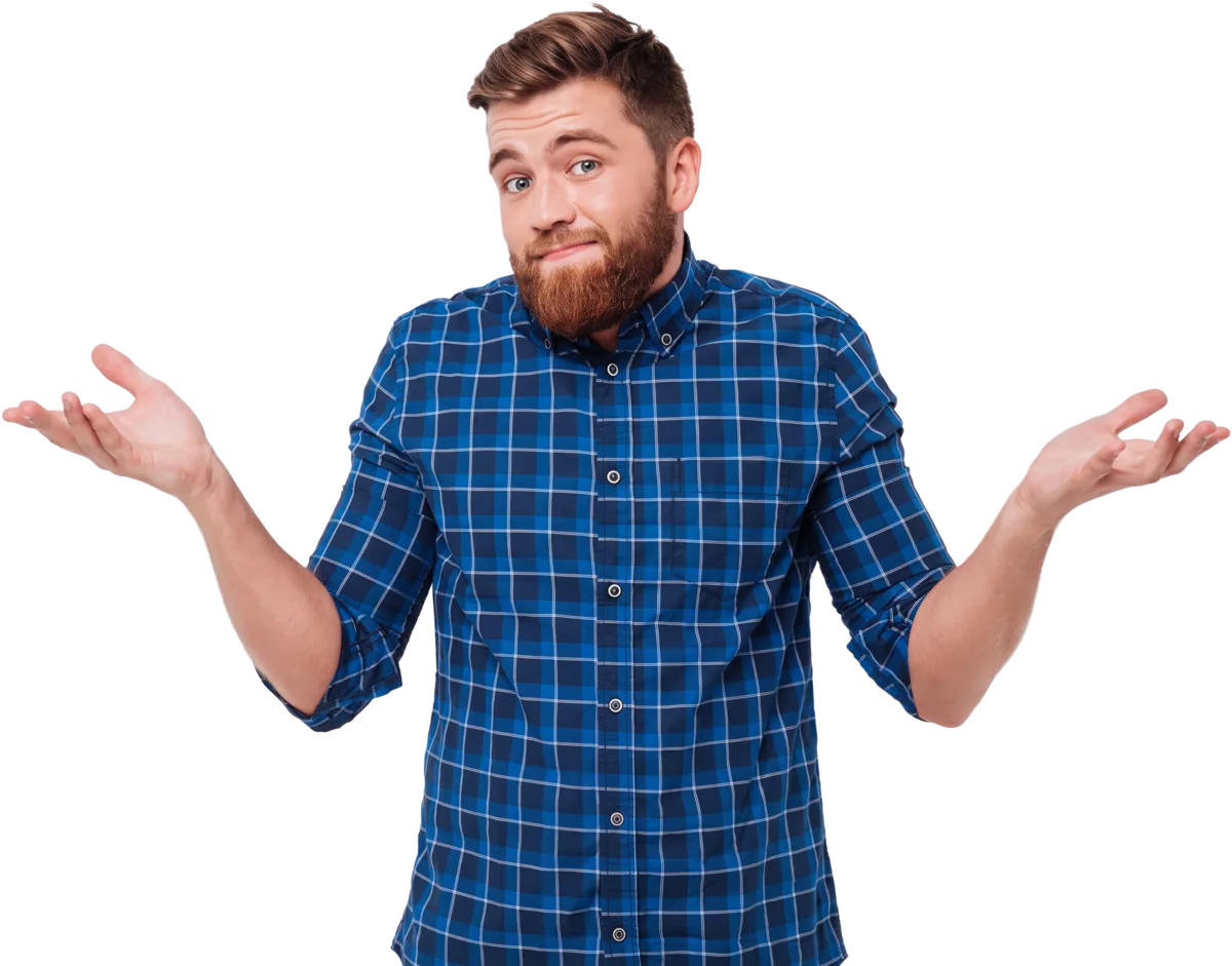 A man wondering which seasonal care his home needs