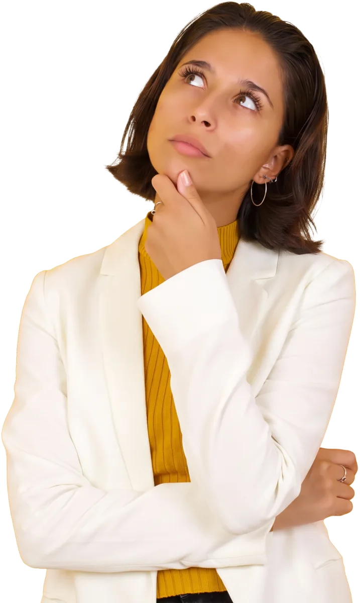 A woman wondering about the right care for her home