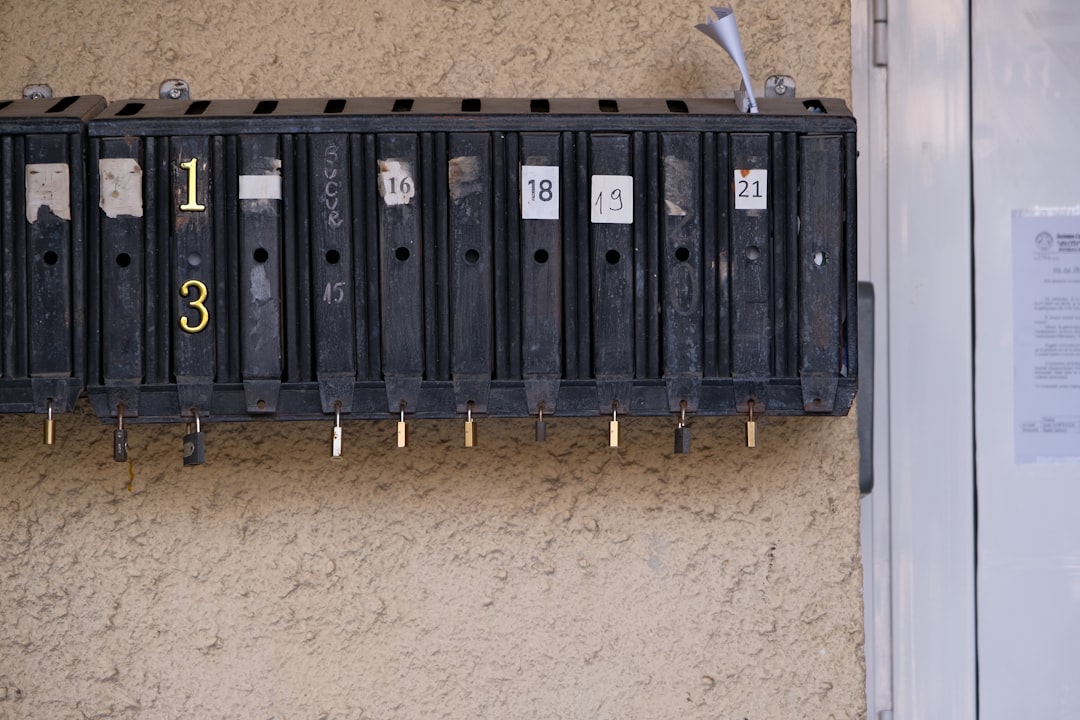 RCD circuit breaker panel showing safety switches for electrical protection in residential property systems
